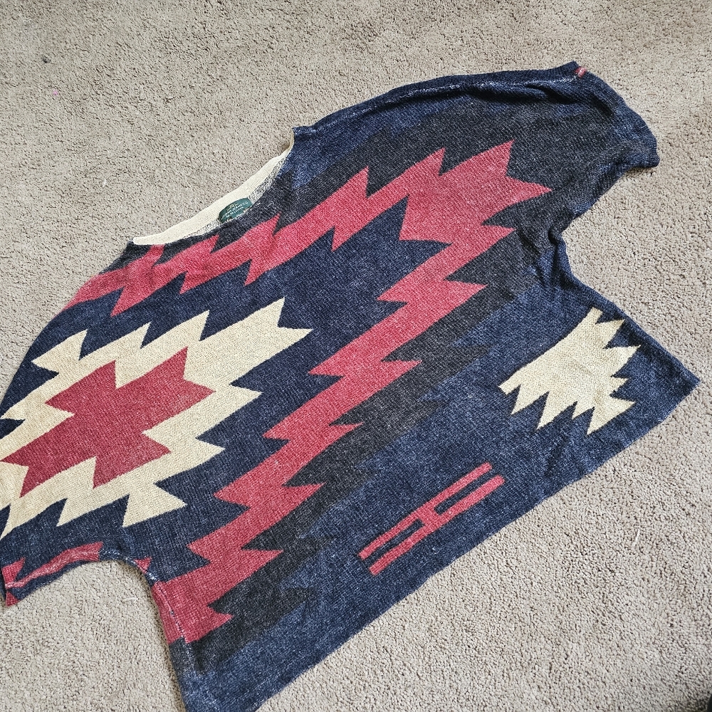 Ralph Lauren western/aztec top